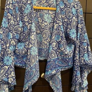 Floral Blue Women's Skirt